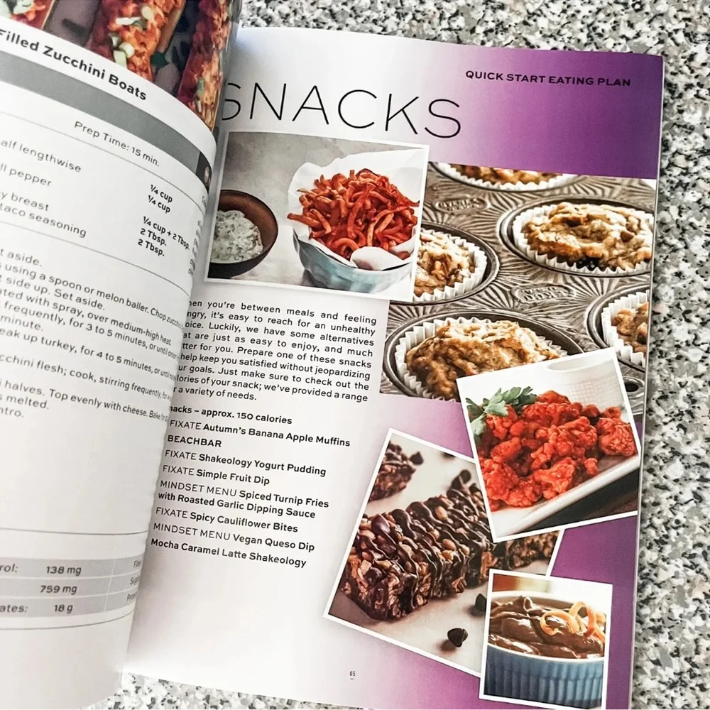 Original Fixate Cookbook, Portion Fix Containers + Nutrition Guide - Picture 4 of 4